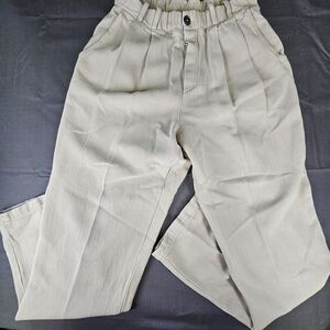 M.A.C. Collection vintage textured elastic waistband pants‎